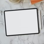 flat lay of black frame tablet 3774094 scaled
