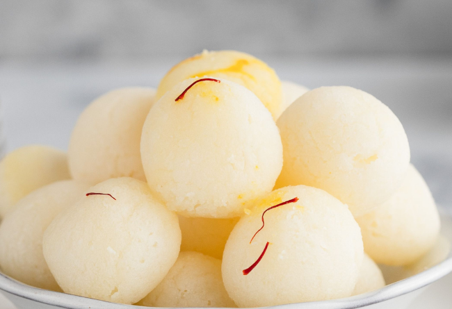 Rasgulla –The Sweet, Syrupy, and cheesy Indian sweet