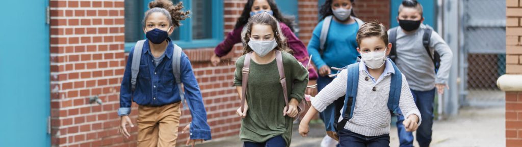 community banner kids outside school 1200px