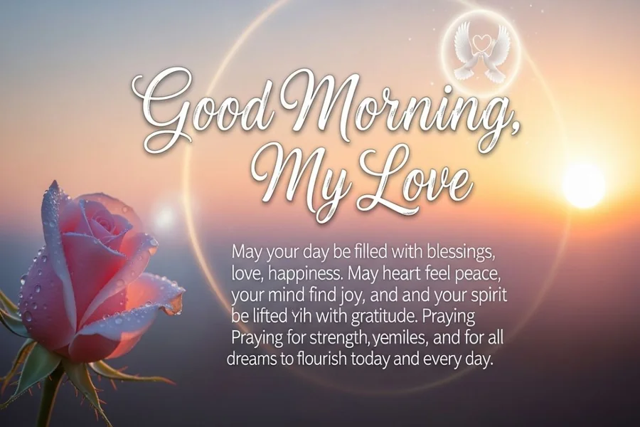 Good Morning Prayer for My Love
