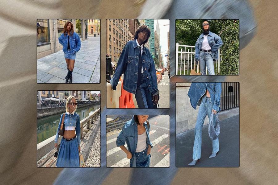 Thrifted Denim Jacket Outfit Ideas